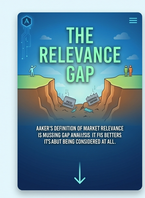Gap 01 — The Relevance Gap overview